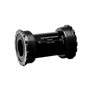 CERAMICSPEED MOVIMENTO CENTRALE CALOTTE T47 86X29MM NERO DUB