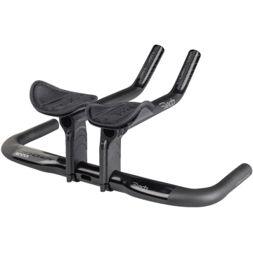 DEDA CRONONERO EVO ALLOY BASEBAR + J-BEND EXTENSIONS, 42CM WIDTH, POB, ALLOY 6061