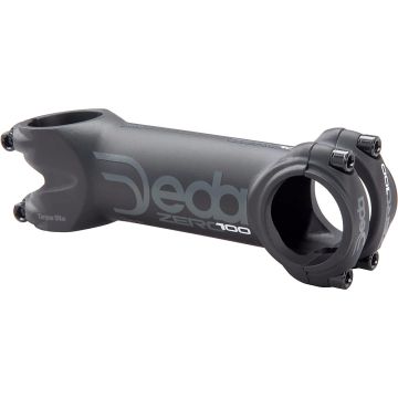 DEDA ATTACCO ZERO100, BLACK ON BLACK (BOB), ALLOY 2014, 82 DEG