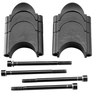 DEDA PARABOLICA/FASTBLACK RISER SPACERS KIT, NYLON, 1SET (2X10, 2X15, 2X30MM) W/BOLTS