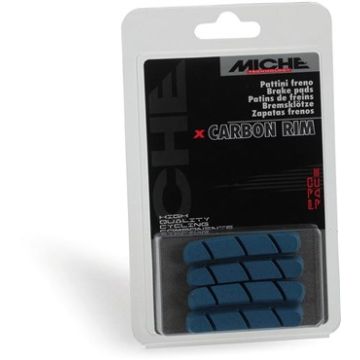 MICHE 4 PATTINI FRENO IN BLISTER SH GREY PER CERCHI CARBONIO