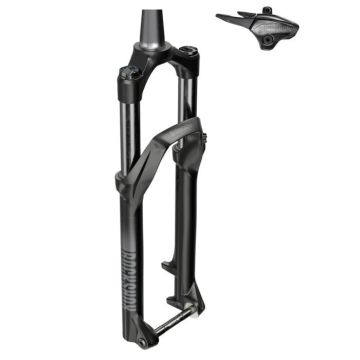 ROCKSHOX RECON SILVER RL 29" DIFFUSION BLACK ,ESC. 100 MM, SOLO AIR, BOOST PERNO PASSANTE 15X110 MM, TAPERED TUBO 1-1/8 A 1-1/2, OFF SET 51MM, CON BLOCCAGGIO ONELOC