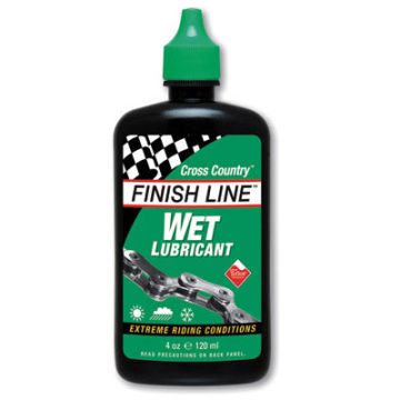 FINISH LINE LUBRIFICANTE UMIDO SINTETICO CROSS COUNTRY WET A GOCCIA 120ML