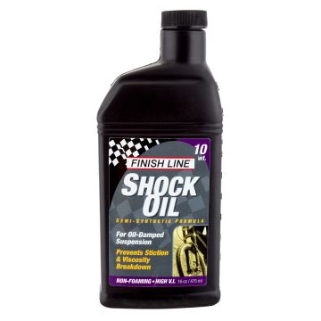 FINISH LINE FLUIDO PER FORCELLE AMMORTIZZATE SHOCK OIL 10 WT 475ML