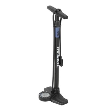 TOPEAK POMPA DA PAVIMENTO JOEBLOW ROADIE EX CON RACCORDO SMARTHEAD E MANOMETRO ANALOGICO 11 BAR/160 PSI