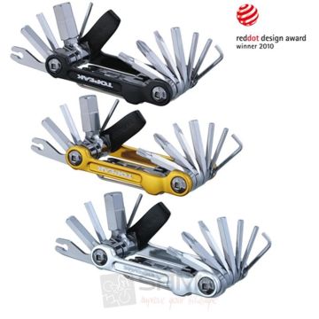 TOPEAK CHIAVE MULTIUSO MINI 20 PRO (23 FUNZIONI) NERA CON CUSTODIA