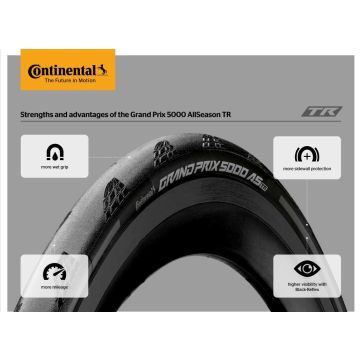 CONTINENTAL COPERTURA AERO 111 FULL BLACK PIEGHEVOLE