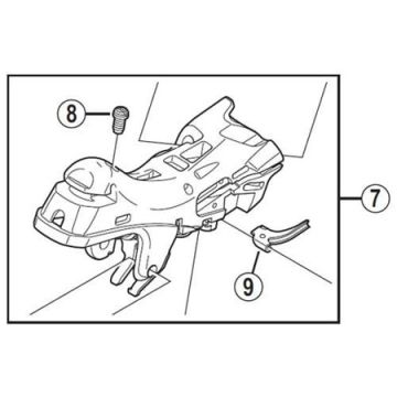 SHIMANO SUPPORTO LEVA SINISTRA ST-6800
