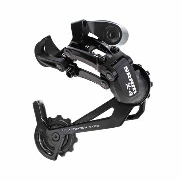 SRAM CAMBIO X-4 GABBIA LUNGA 7-8-9 VELOCITÀ NERO